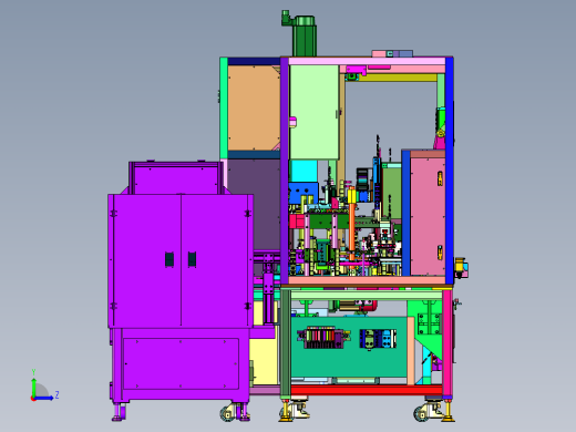 全自动水泵组装检测线左视缩略图