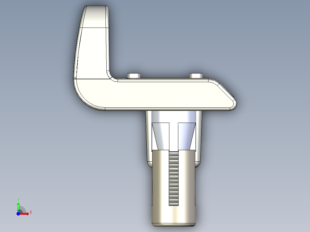 插入式不锈钢保持器 SFKI-QF40前视图