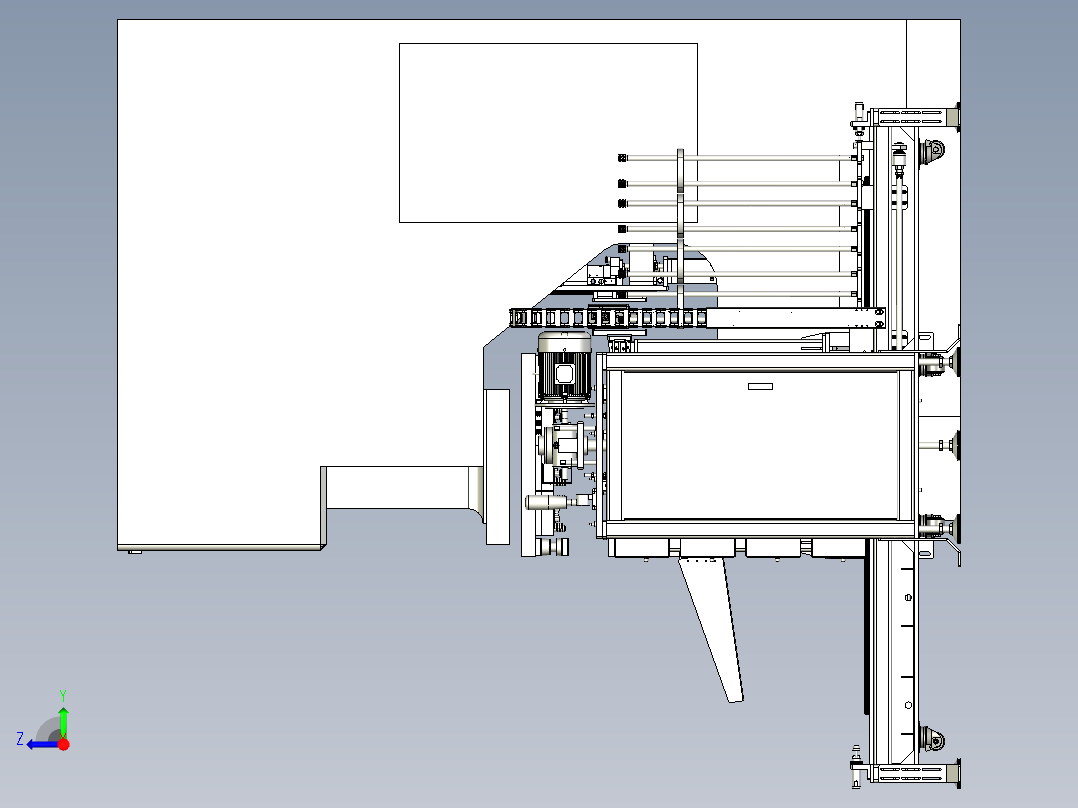 带冲压项目的4工位衬套盖右视图