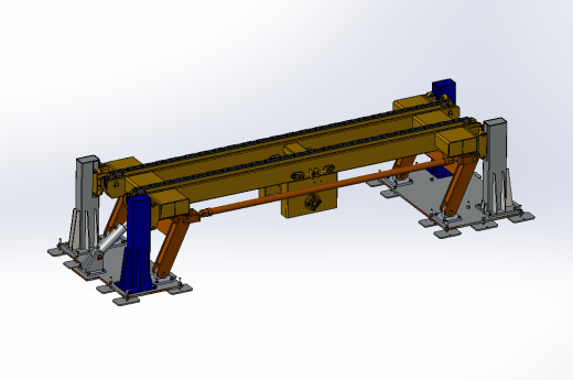 升降链条输送机组3D数模图纸 Solidworks设计缩略图