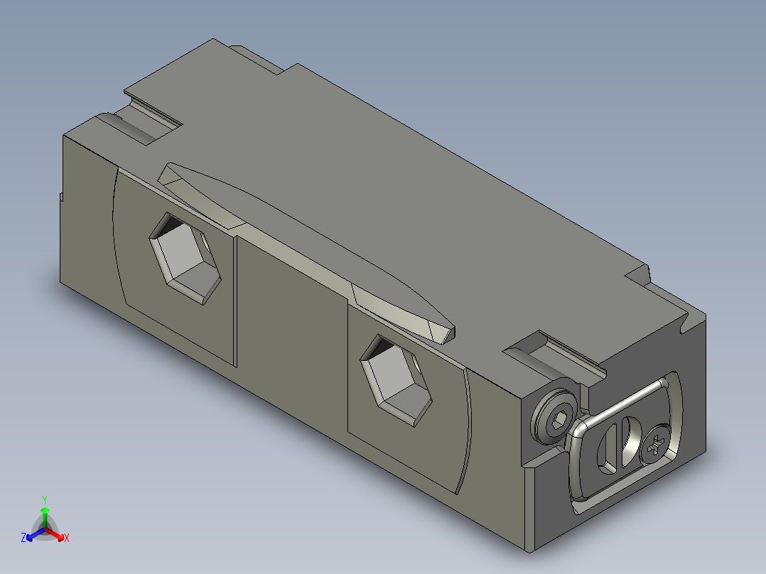 G2AS-640读数头正等轴测图