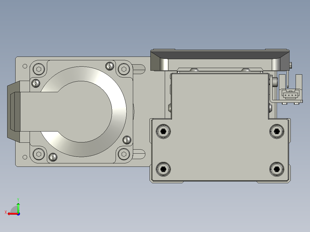 CTH8-L10-500-BL-P20-C4-N-伺服轴后视图