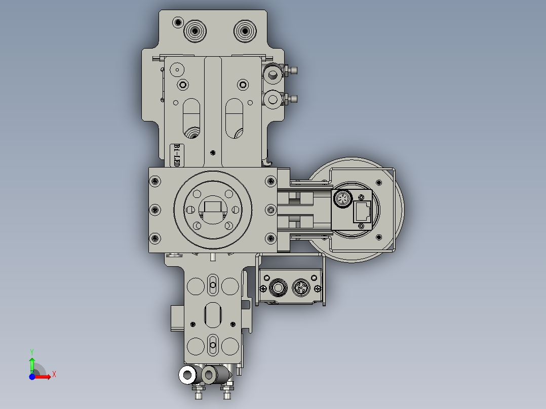 快换手抓前视图