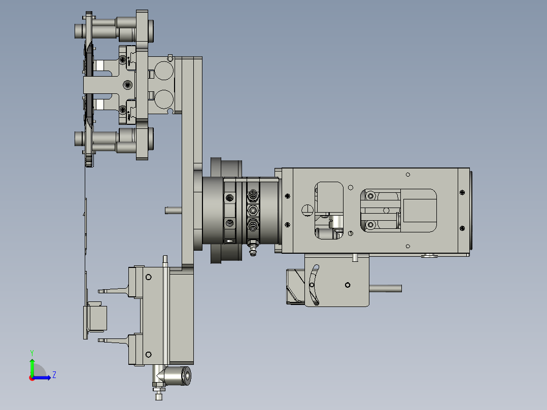 快换手抓左视图