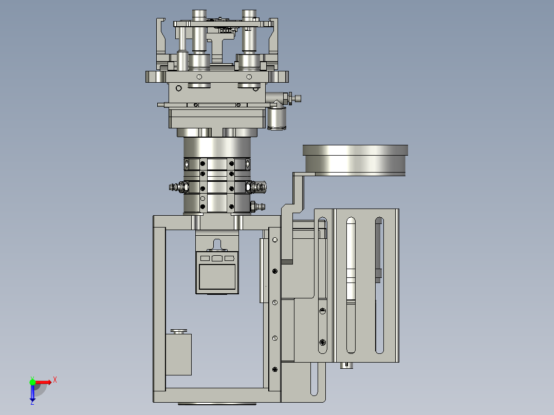 快换手抓俯视图