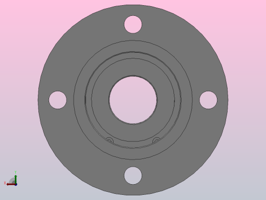 带挡圈双轴承L尺寸指定型轴承座组件_BRDLDF-6901-2Z-40-B后视缩略图
