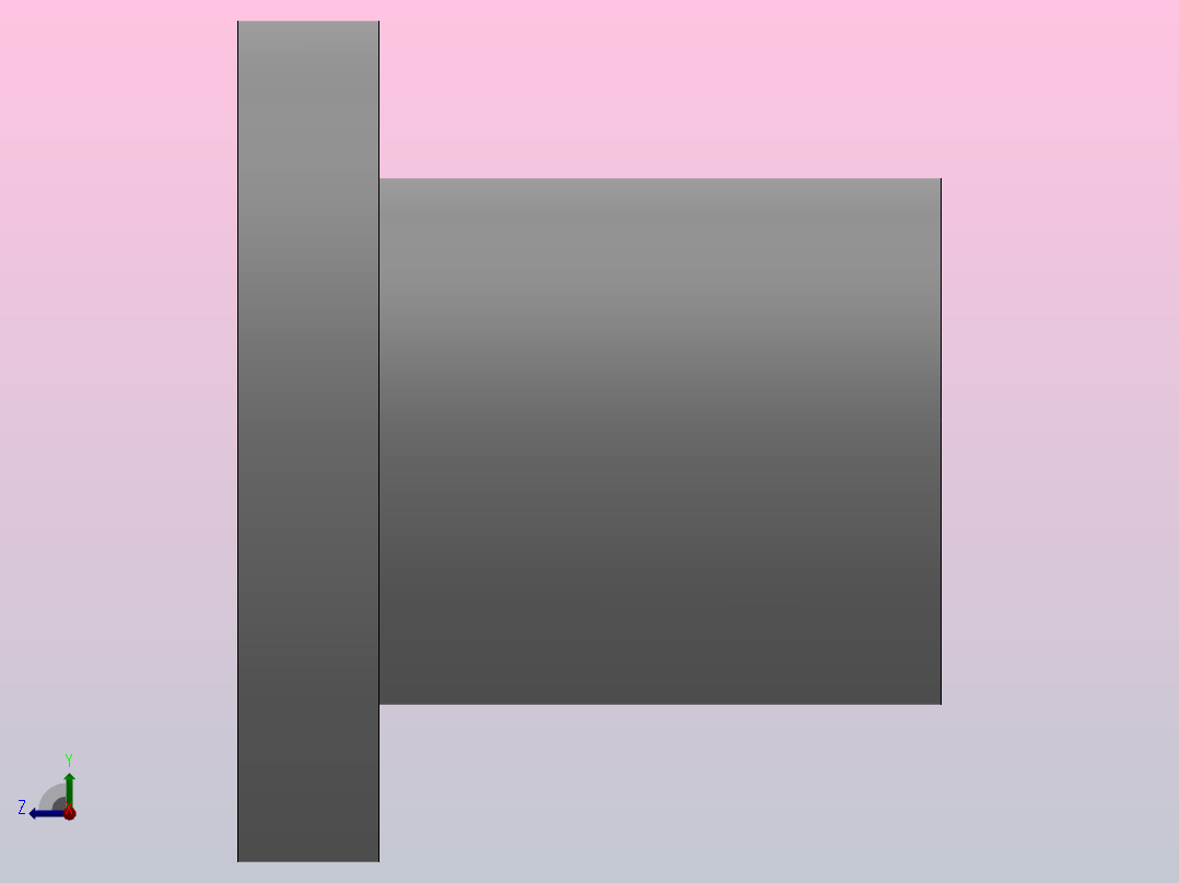 带挡圈双轴承L尺寸指定型轴承座组件_BRDLDF-6901-2Z-40-B右视图