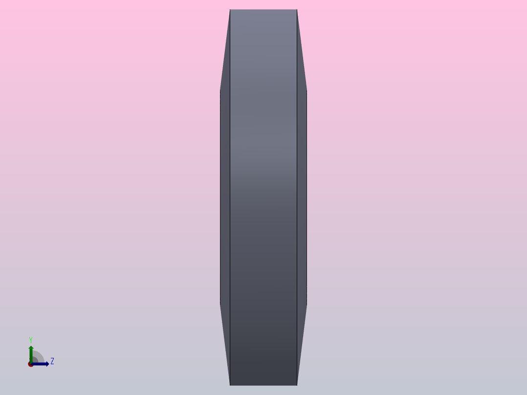 多套JBZQ4075形橡胶油封3D模型Solidworks设计左视图