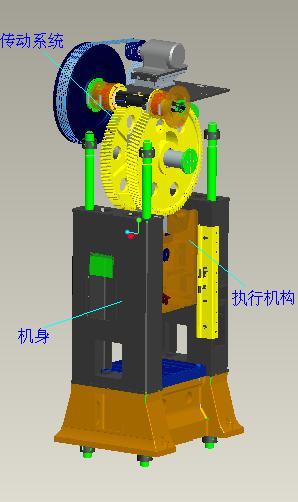 250吨闭式单点压力机总体设计--662368--250