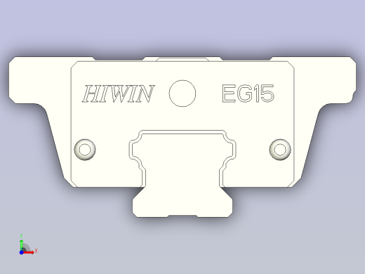 上银导轨 EGW15SA前视缩略图