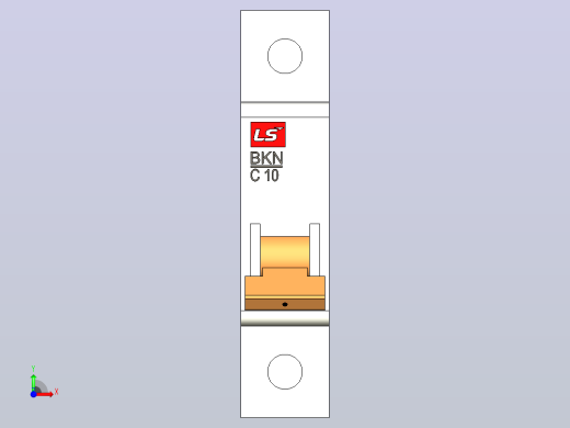 MCB 1P BKN LS空开断路器前视缩略图