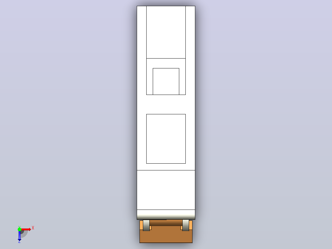 MCB 1P BKN LS空开断路器俯视图
