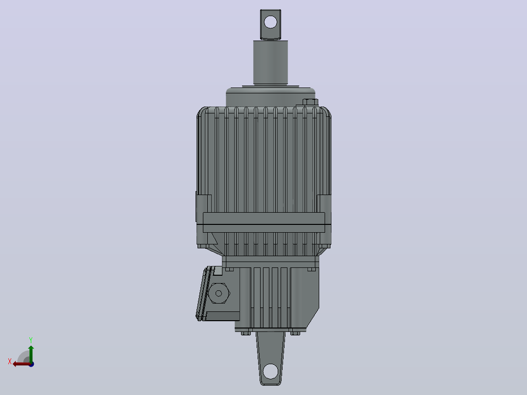 电力液压推动器MYT2-200／6 W.UL.DL.C.H.S后视图