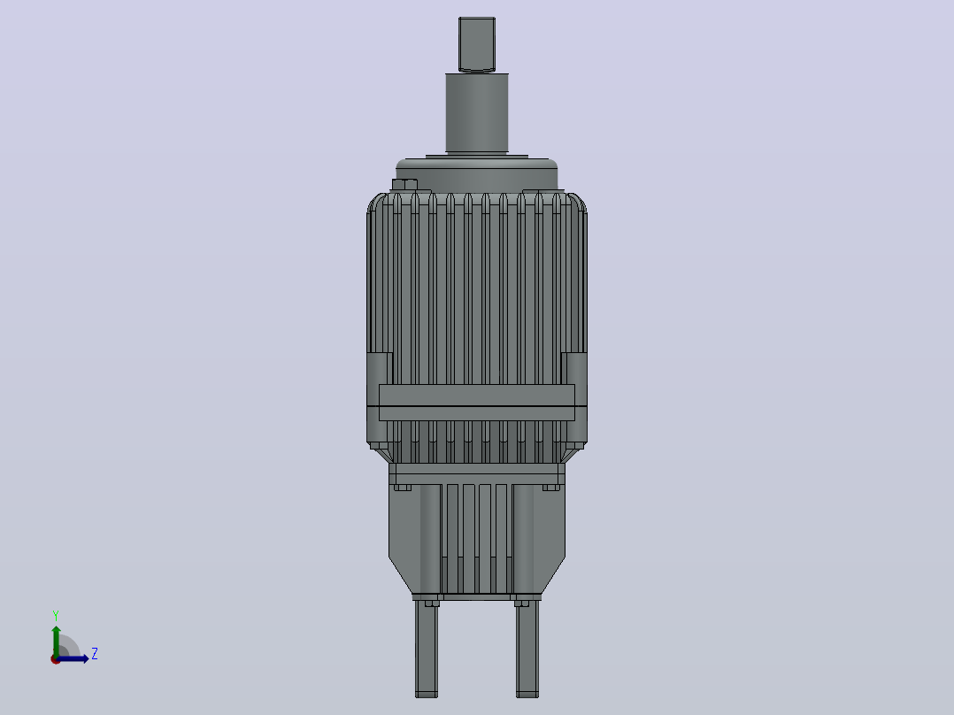 电力液压推动器MYT2-200／6 W.UL.DL.C.H.S左视图