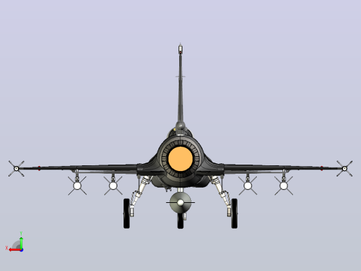 成都JF-17（FC-1）雷霆战机后视缩略图