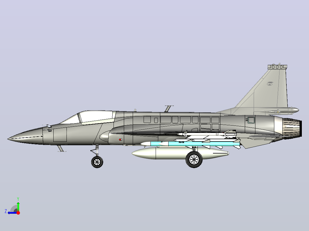 成都JF-17（FC-1）雷霆战机右视图