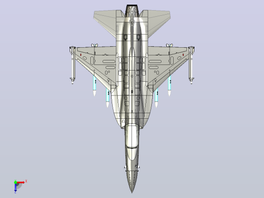 成都JF-17（FC-1）雷霆战机俯视缩略图