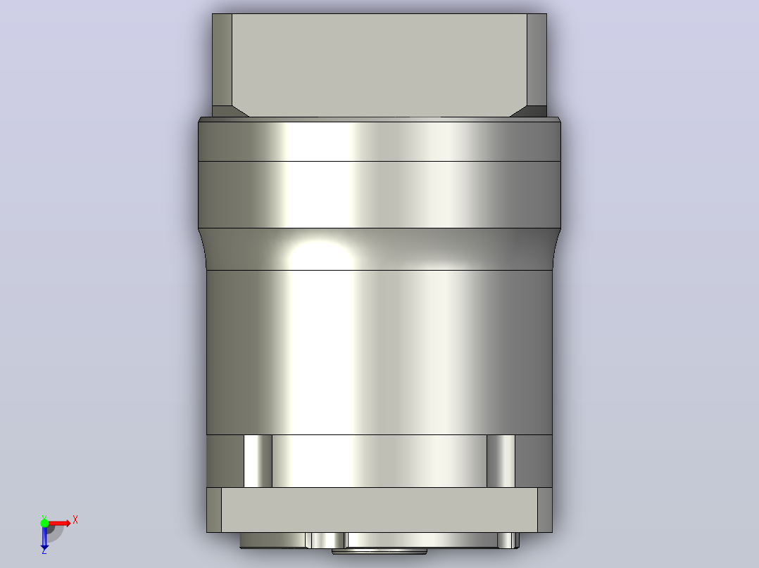 HFK060精密行星减速机[HFK60-K10双级模型(14-30 50-3 4-4.5-70)]俯视图