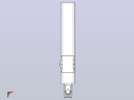 滚珠丝杠直线轴带导轨全封闭TPA-HCR-105D-1610C-L350-M-Y-P40-N3俯视缩略图