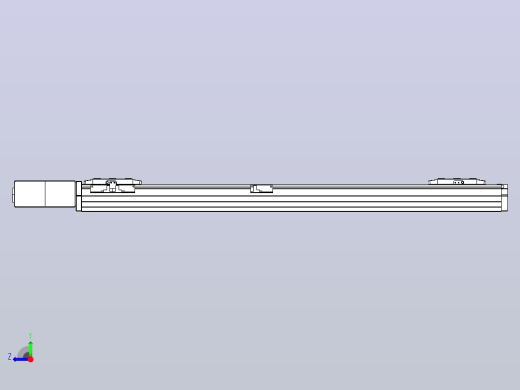 皮带直线轴双滑块型TPA-GCBS-80-P60-L325-QR-M20-N3右视缩略图