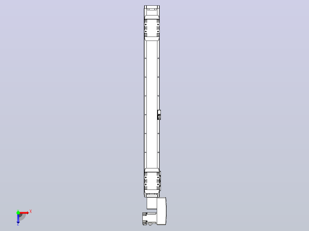 皮带直线轴双滑块型TPA-GCBS-80-P60-L325-QR-M20-N3俯视图