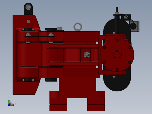 SBD-B安全制动器_SBD160-B-1000×30ⅠRL.WL.CL前视缩略图