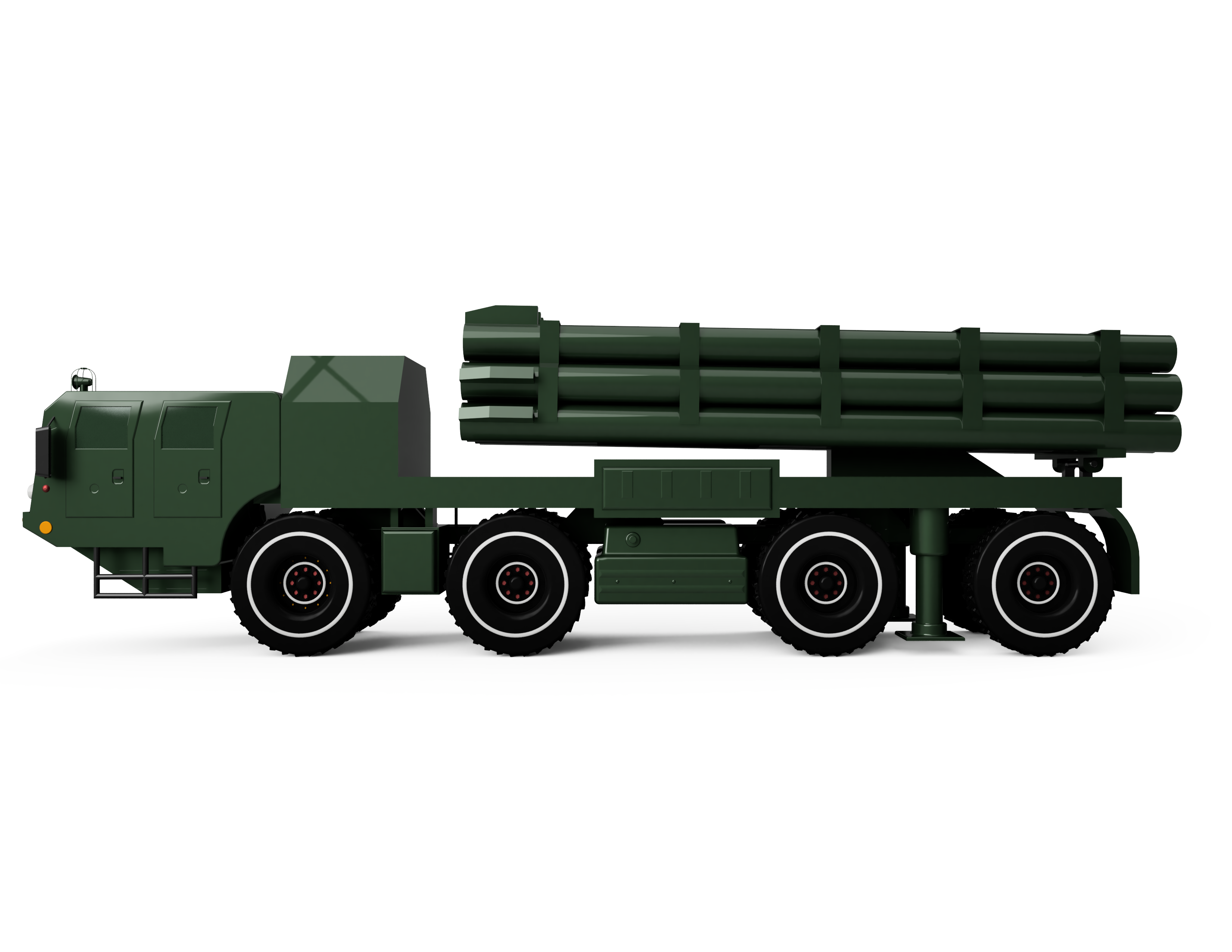BM-30龙卷风火箭炮模型