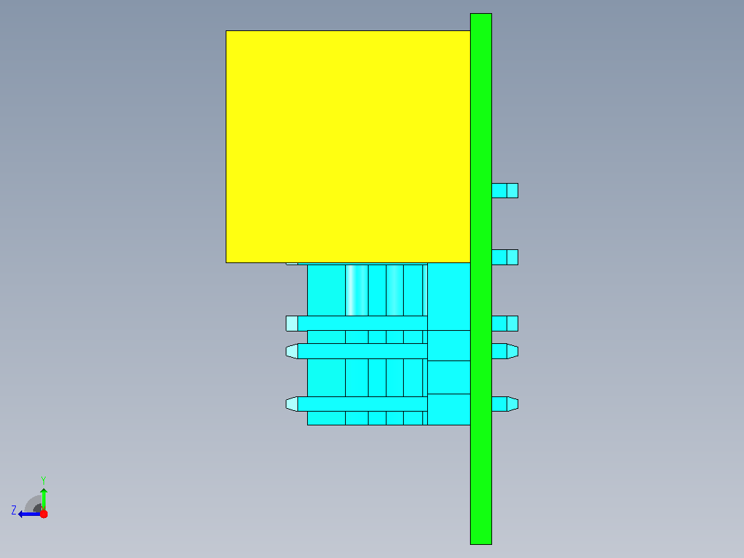 绿能 PCB 型PS-05-3D右视图