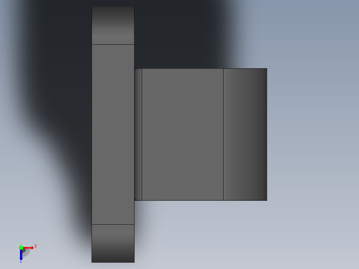 气缸附件固定座F_SE40CA俯视缩略图