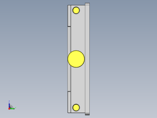 圆柱形工件支架右视缩略图
