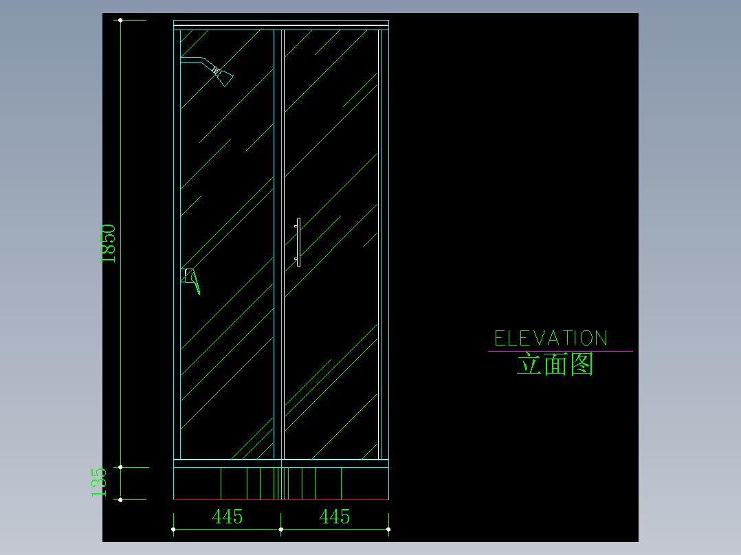 家装类CAD图块(五)-FH01076I
