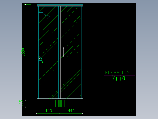 家装类CAD图块(五)-FH01076I
