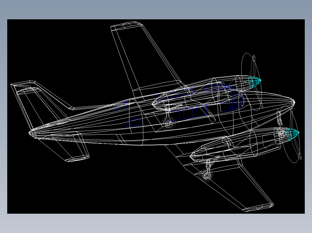 室内家具及植物的维模型十三-Q028