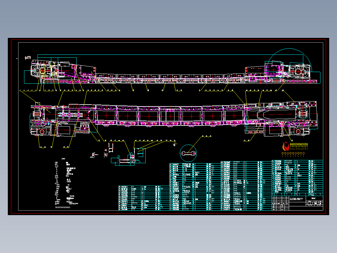 SGZ880-880刮板输送机总图