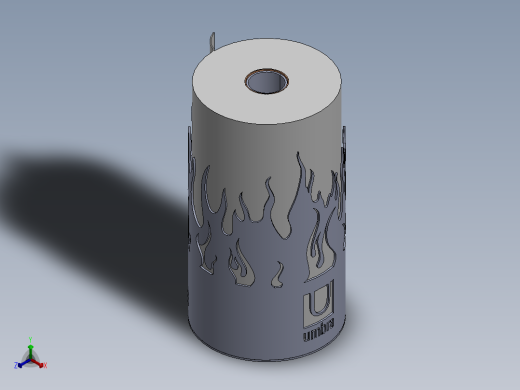 solidworks 本影元素火正等轴测缩略图