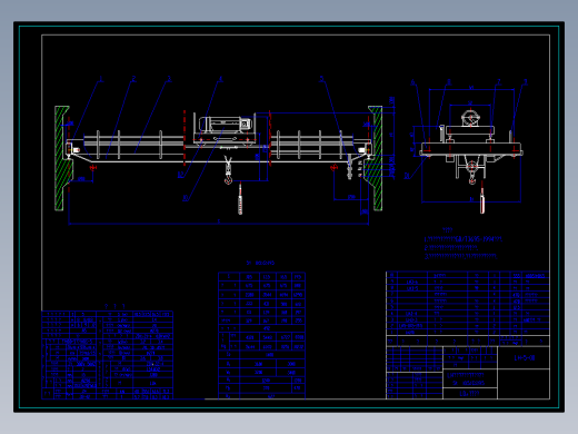 10t龙门生产图全套