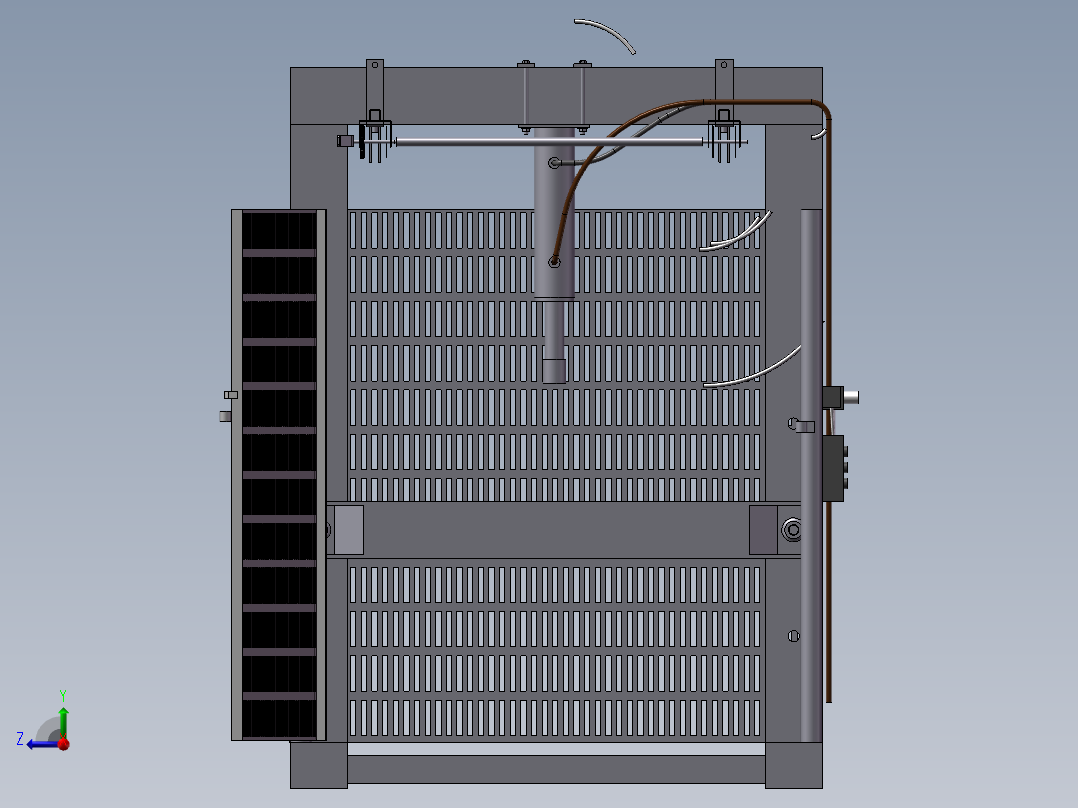 583液压机床右视图