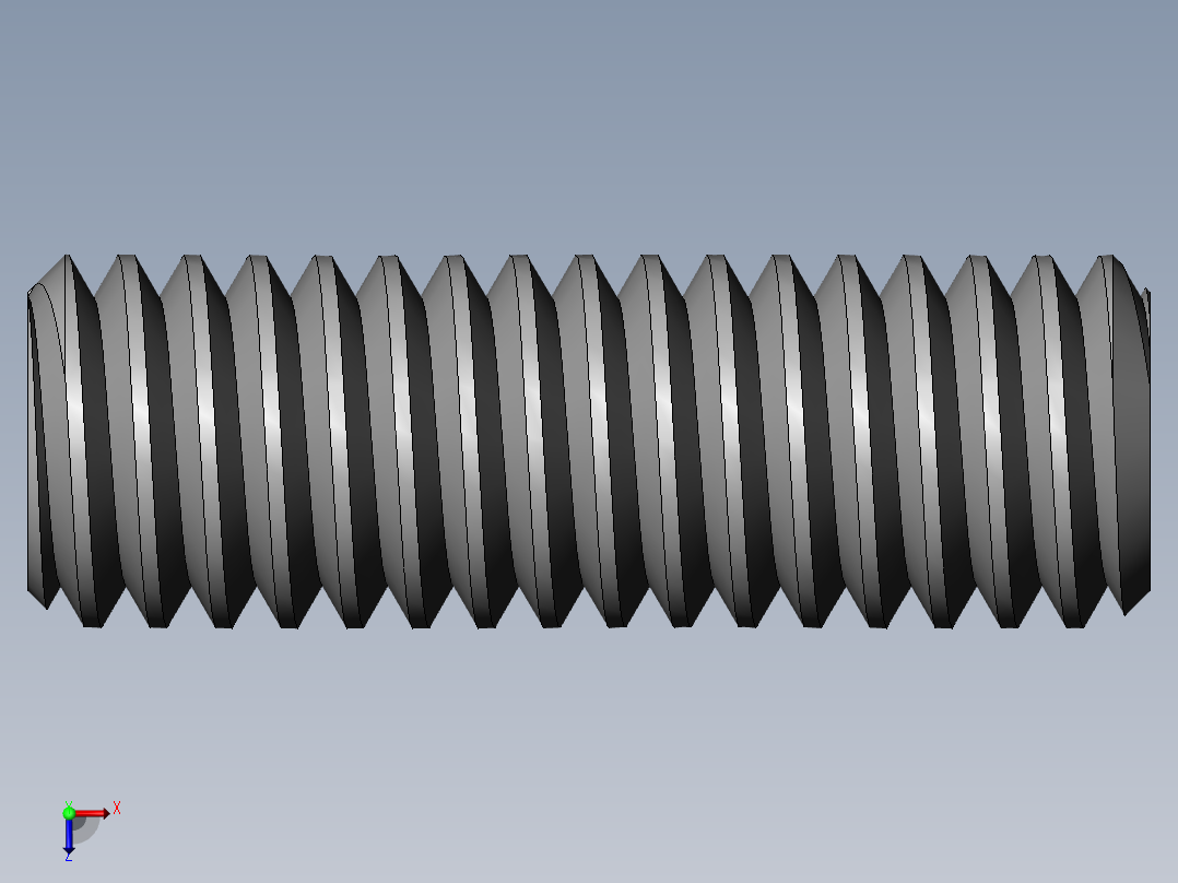 DIN 913-ISO 4026 固定螺钉-M4 L=12.SLDPRT俯视图