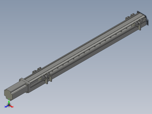 直线模组LHA6-S700-M-200W(16丝杆)设计图纸