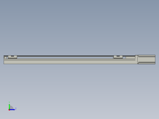 直线模组LHA6-S700-M-200W(16丝杆)设计图纸左视缩略图