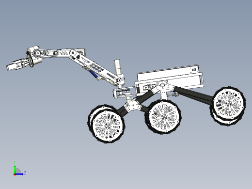 Team Anveshak Rover火星车左视缩略图