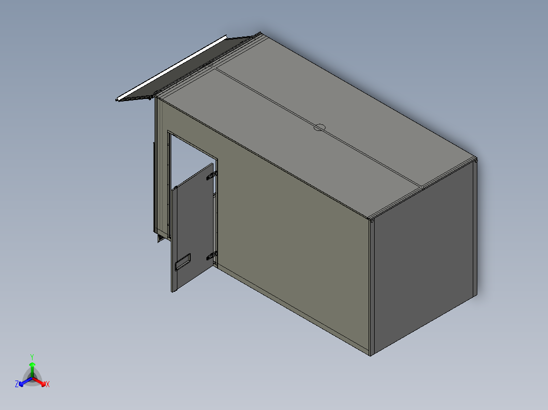 干燥罐正等轴测图