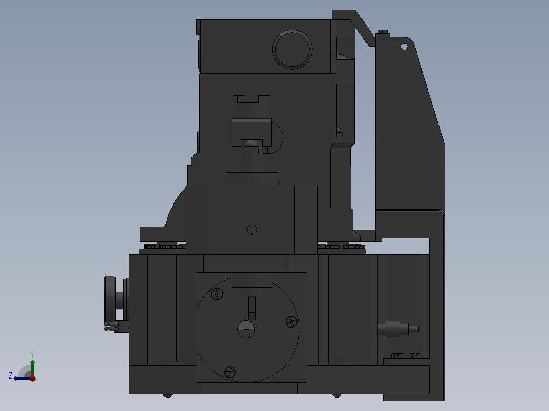 5A212--铣床夹具设计右视图