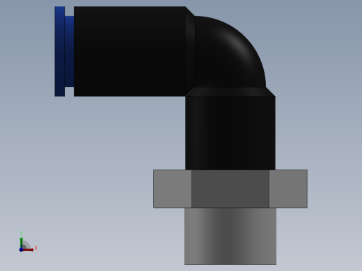 Ø4 x 1-8G COTOVELO 90° MACHO GIRAT. (C02470418)前视缩略图