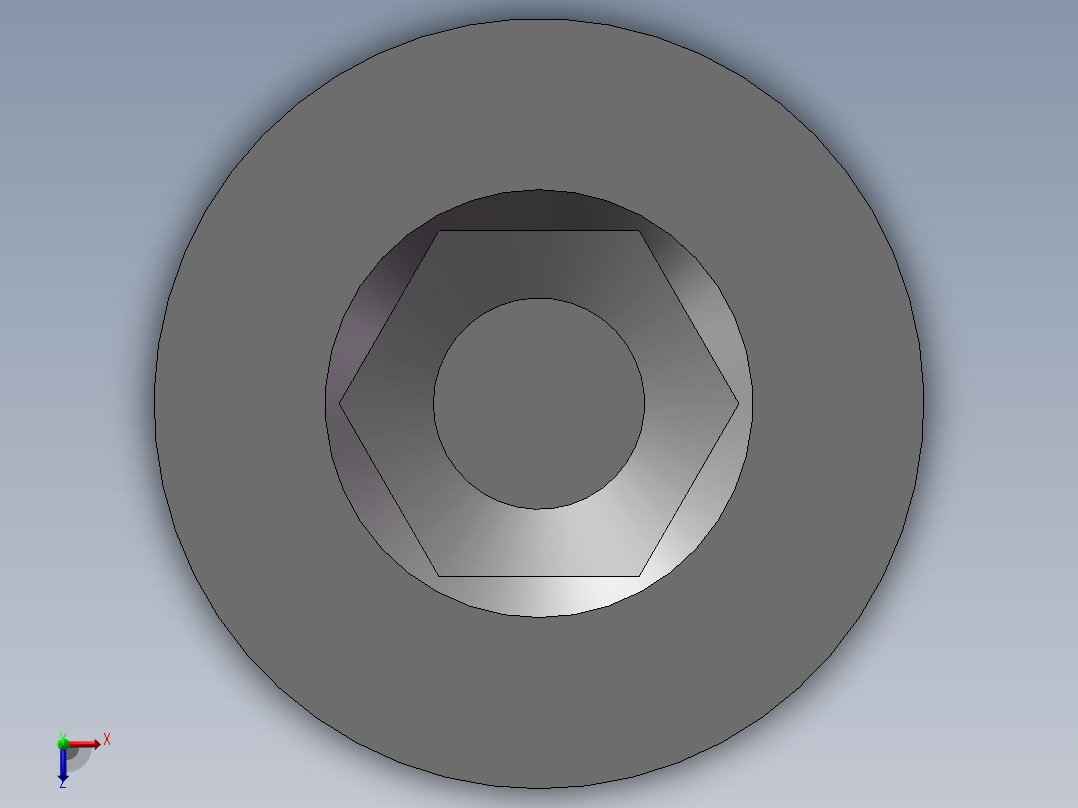 气动接头-堵头ABP-02(2分)俯视图