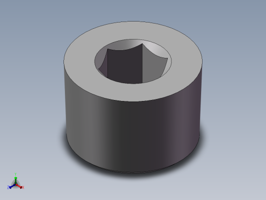 气动接头-堵头ABP-02(2分)正等轴测缩略图