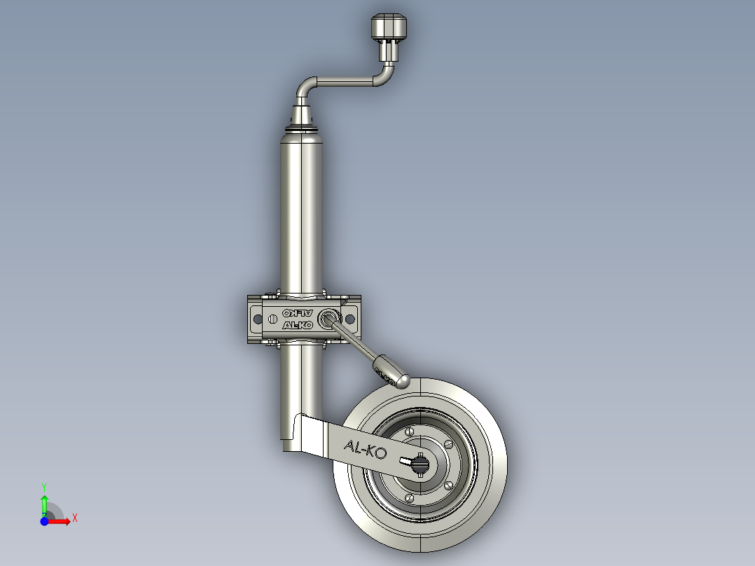 导轮和夹具 48MM 150KG前视图