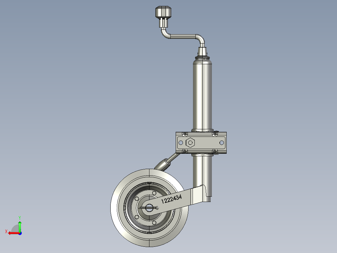 导轮和夹具 48MM 150KG后视图