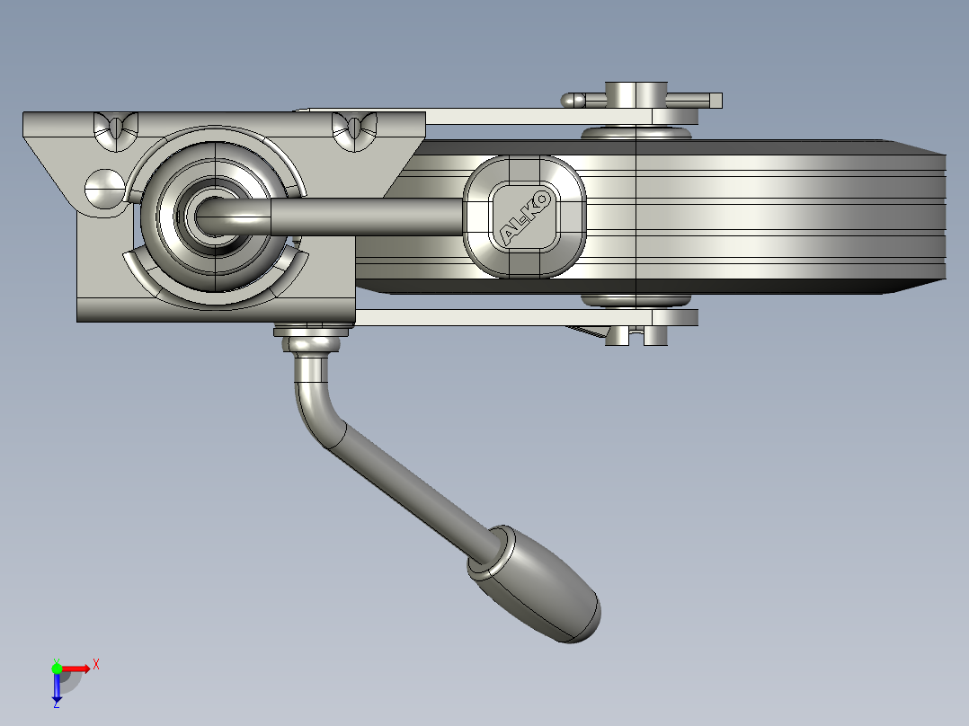 导轮和夹具 48MM 150KG俯视图