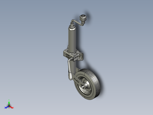 导轮和夹具 48MM 150KG正等轴测缩略图